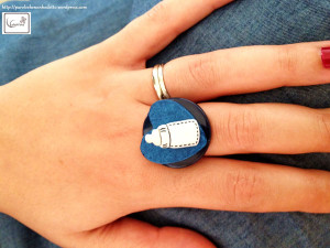 anelli anello fai da te fai-da-te gioielli bijoux riciclo riciclare bottoni bottone
