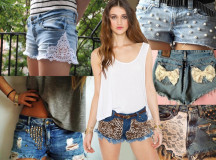 Idee fai-da-te per creare e personalizzare gli shorts in jeans